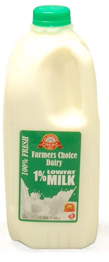 Farmers Choice Dairy, 1% Lowfat Milk