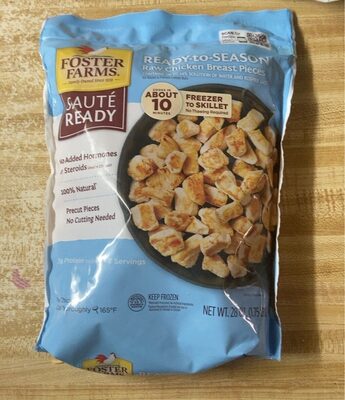 Ready-To-Season Raw Chicken Breast Pieces