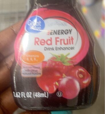 Red Fruit Flavor Energy Drink Enhancer, Red Fruit