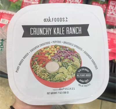 Crunchy Kale Ranch Salad, Crunchy Kale Ranch