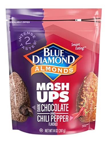 Dark Chocolate and Chili Pepper Flavored Almonds, Dark Chocolate and Chili Pepper