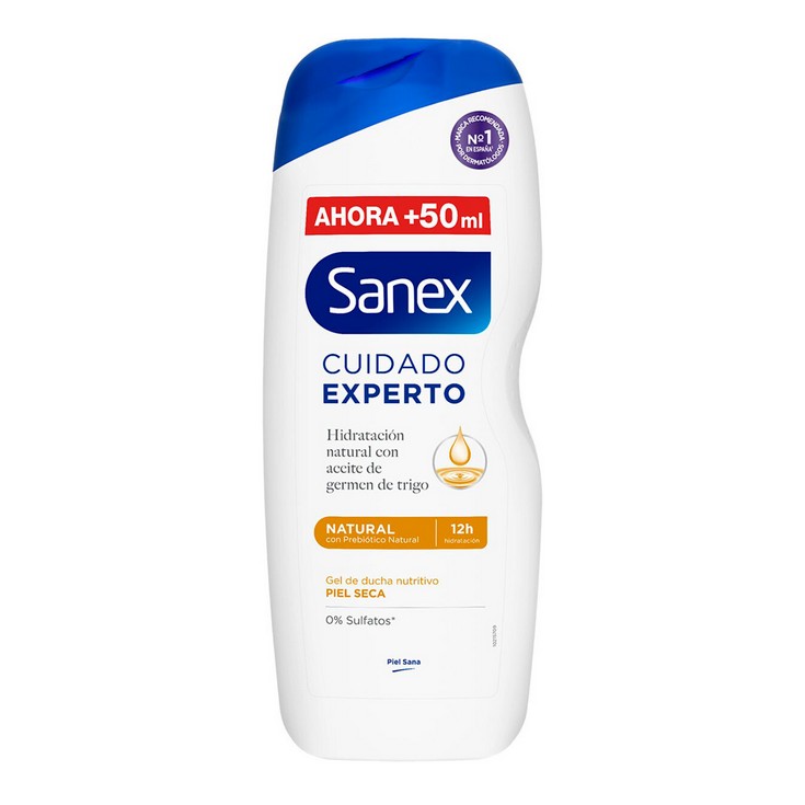 GEL SANEX NATURAL PIEL SECA 600 ML