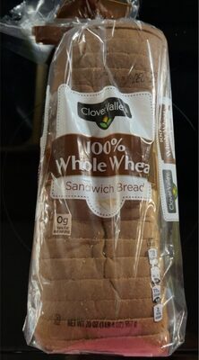 100% Whole Wheat Sandwich Bread, 100% Whole Wheat