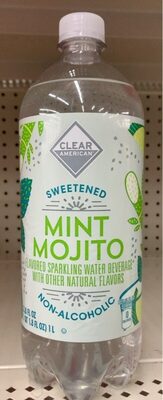 Mint Mojito Flavored Sparkling Sweetened Water Beverage, Mint Mojito