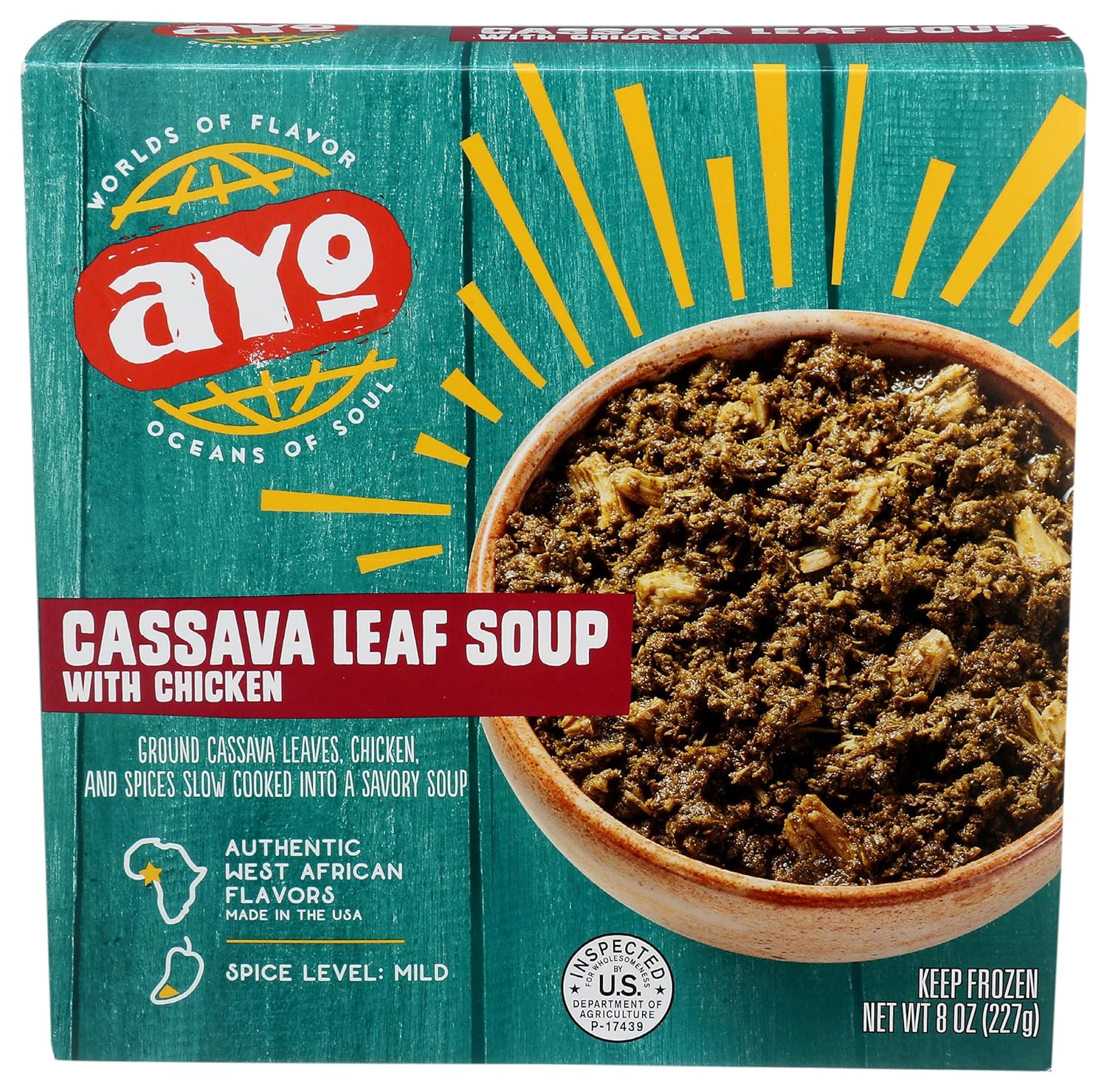 Cassava Leaf Soup with Chicken, Cassava Leaf with Chicken