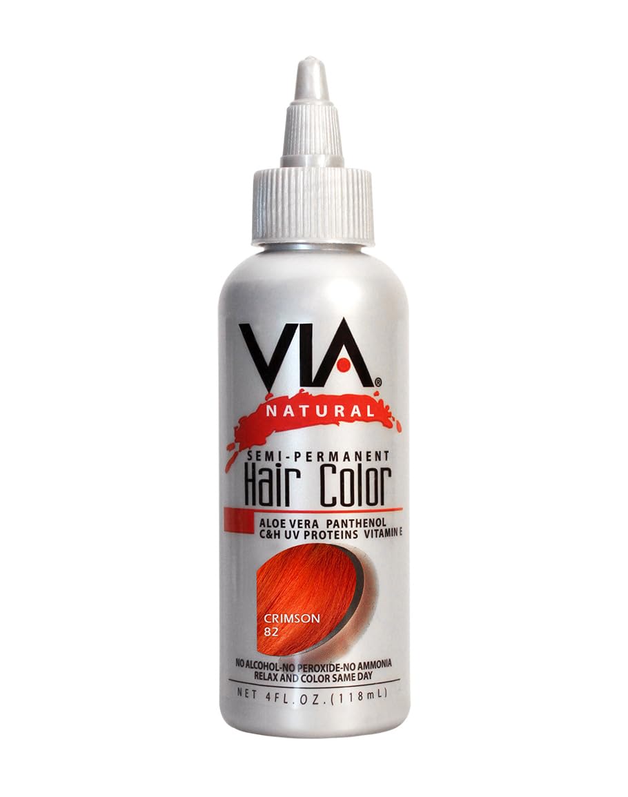 Photo of Via Natural Semi Perm Color # 82 Crimson 4 Oz