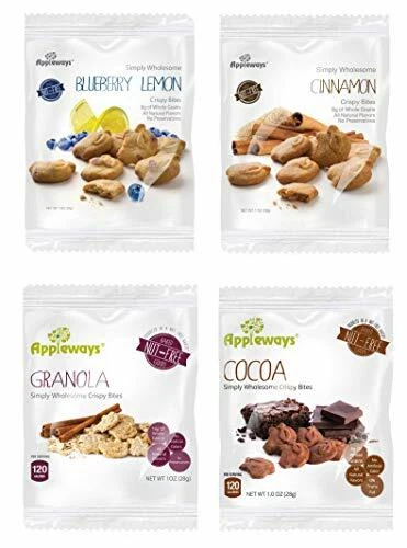 Appleways Whole Grain 1.0 Oz Cocoa Crispy Bites, Individually Wrapped - Each
