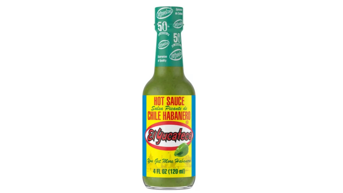El Yucateco Green Chile Habanero Hot Sauce Bottle-4 Fl oz.-12/Case