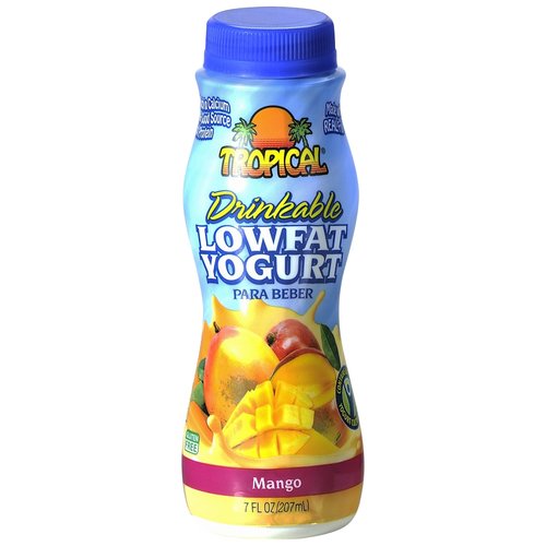 Tropical, Drinkable Lowfat Yogurt, Mango, Mango
