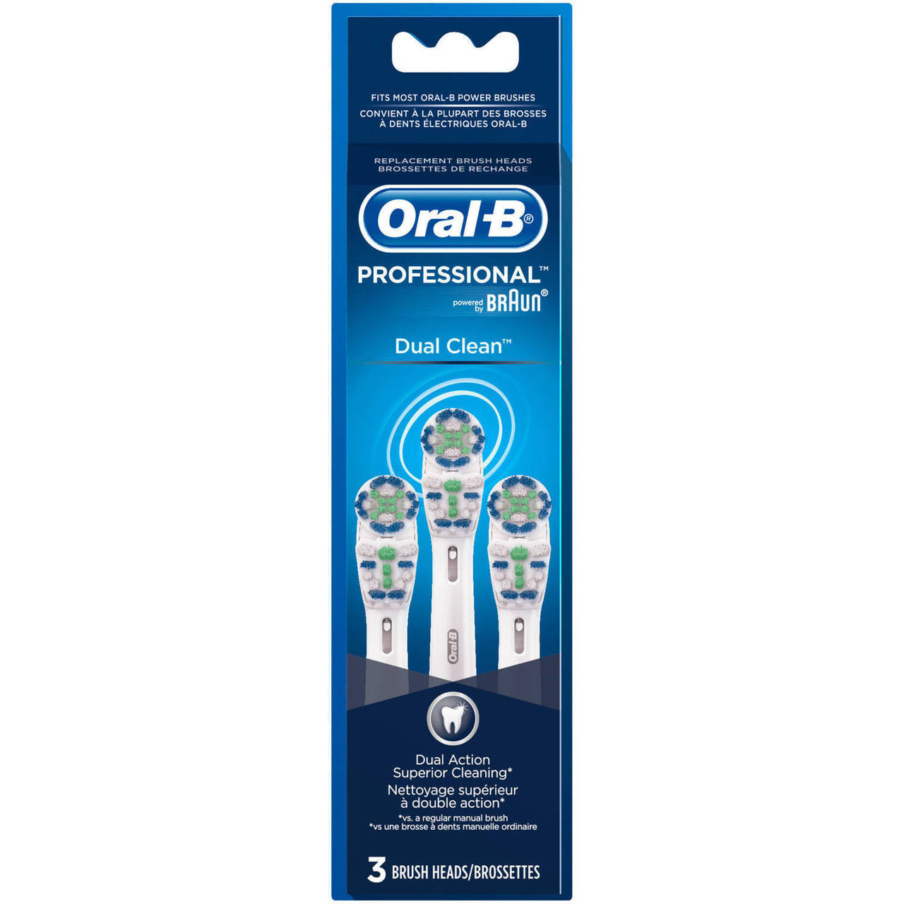 Oral-B Brush Heads - Dual Clean3 Pack