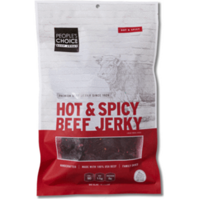 Alameda J Market & Deli People’s Choice Beef Jerkey Hot Spicy 1.4oz Bag