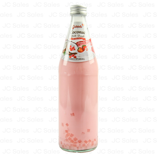 Gabriela Coconut Milk W/ Nata De Coco Strawberry 485ml