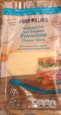 Not Smoked Provolone Cheese Slices, Not Smoked Provolone