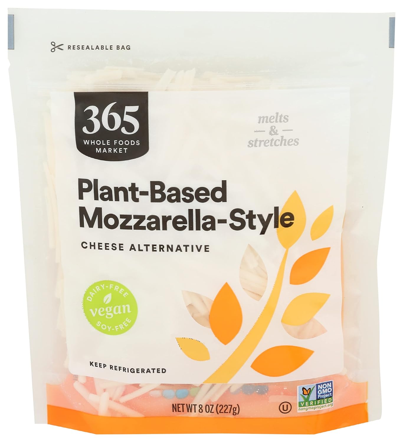 Mozzarella-Style Plant-Based Cheese Alternative, Mozzarella-Style
