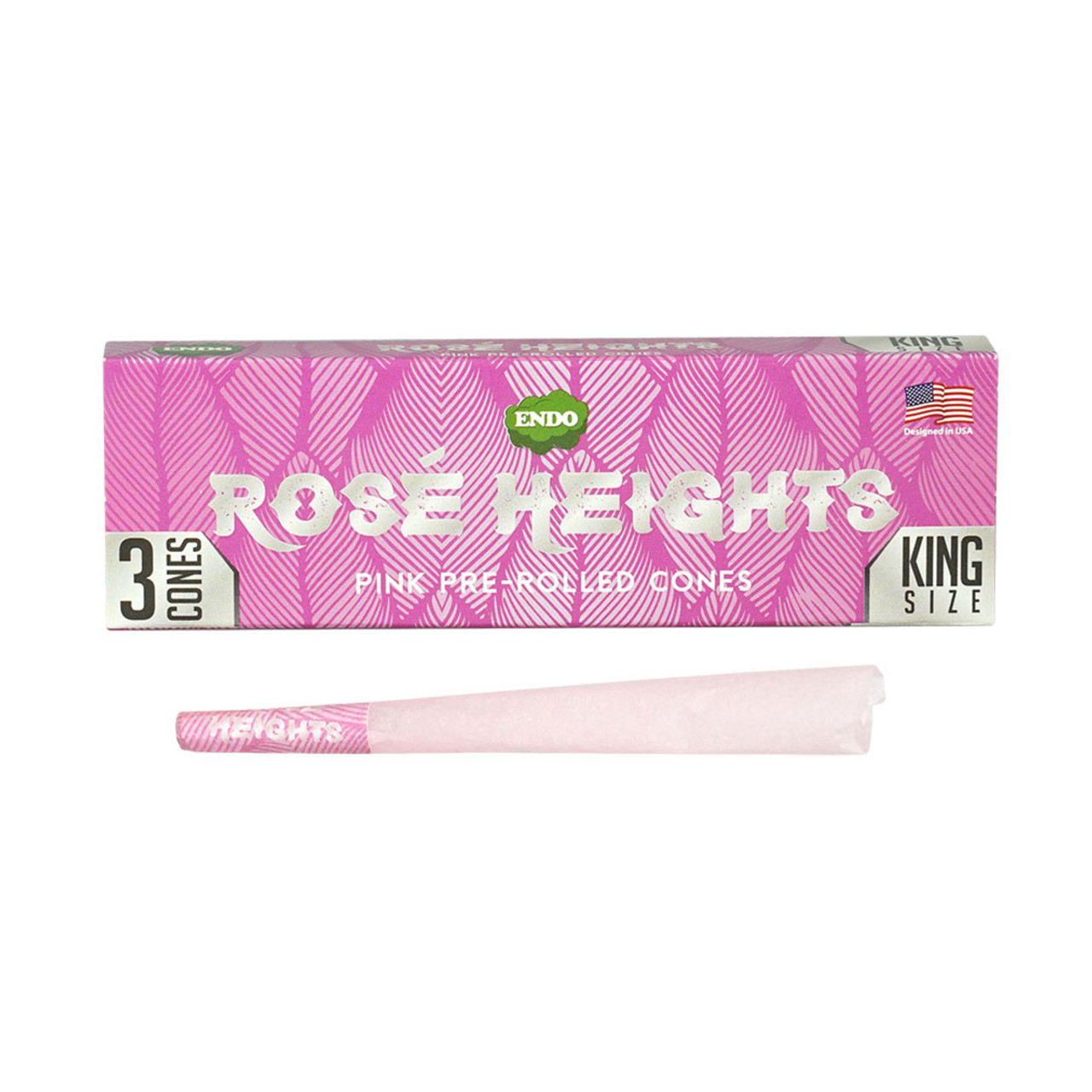 Endo Roses Endo Rose Heights King Size Pink Cone 24ct — UPC 18505700271 — Go-UPC