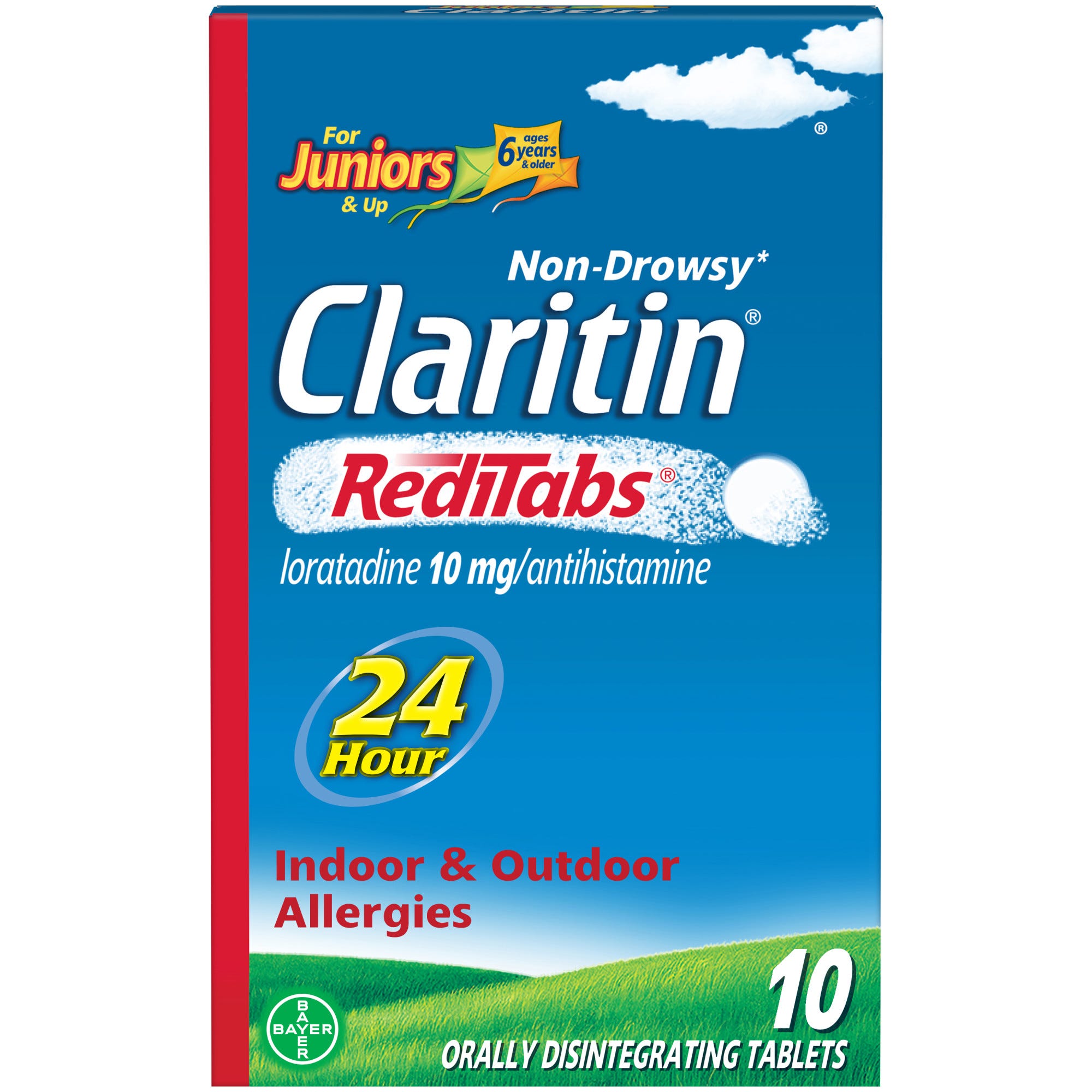 Claritin - Junior Reditabs 10 Tablets