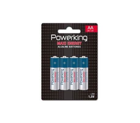 PILA POWERKING ALCALINA AA LR6 BL-4