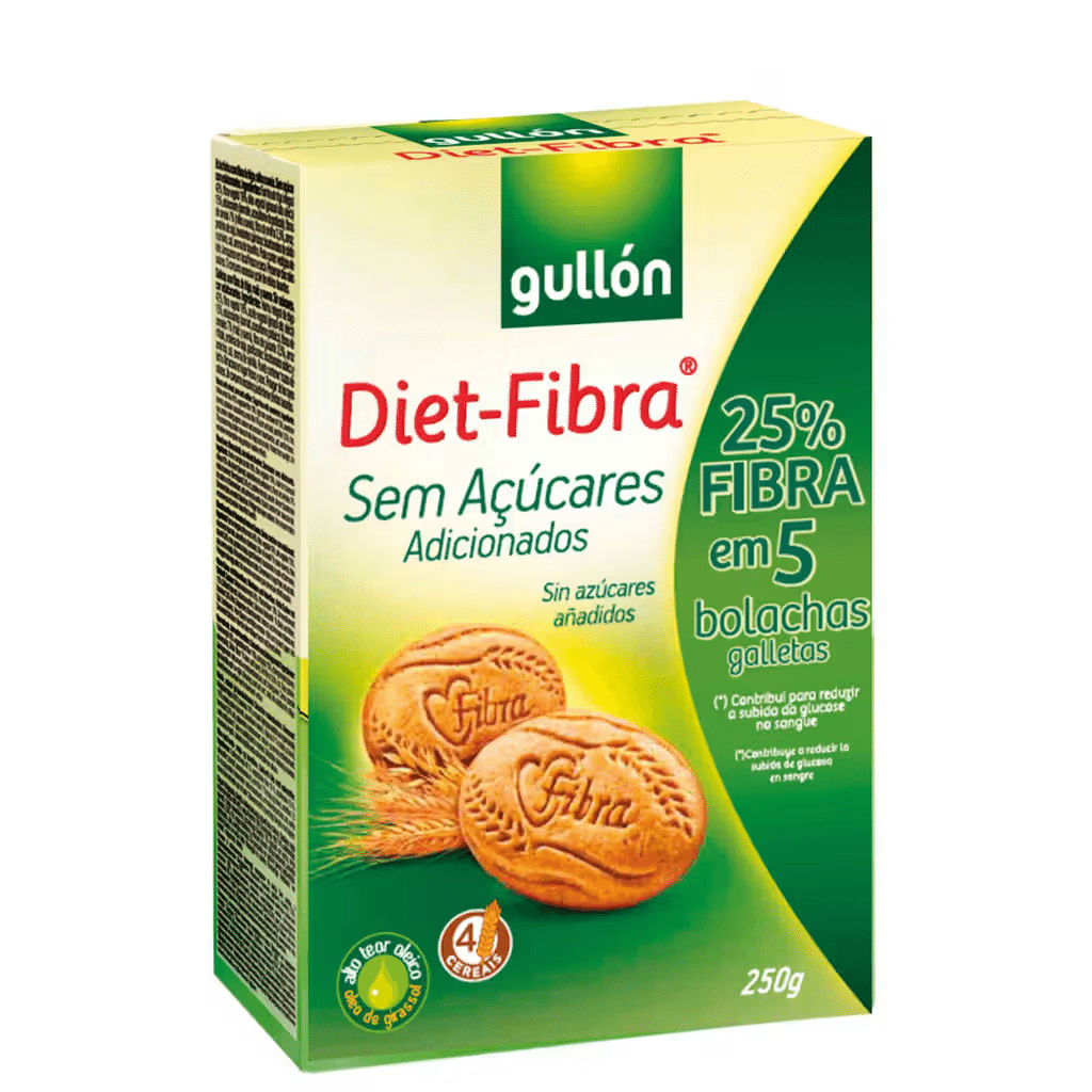 DIET FIBRA S/AZUCAR GULLON 450 GR