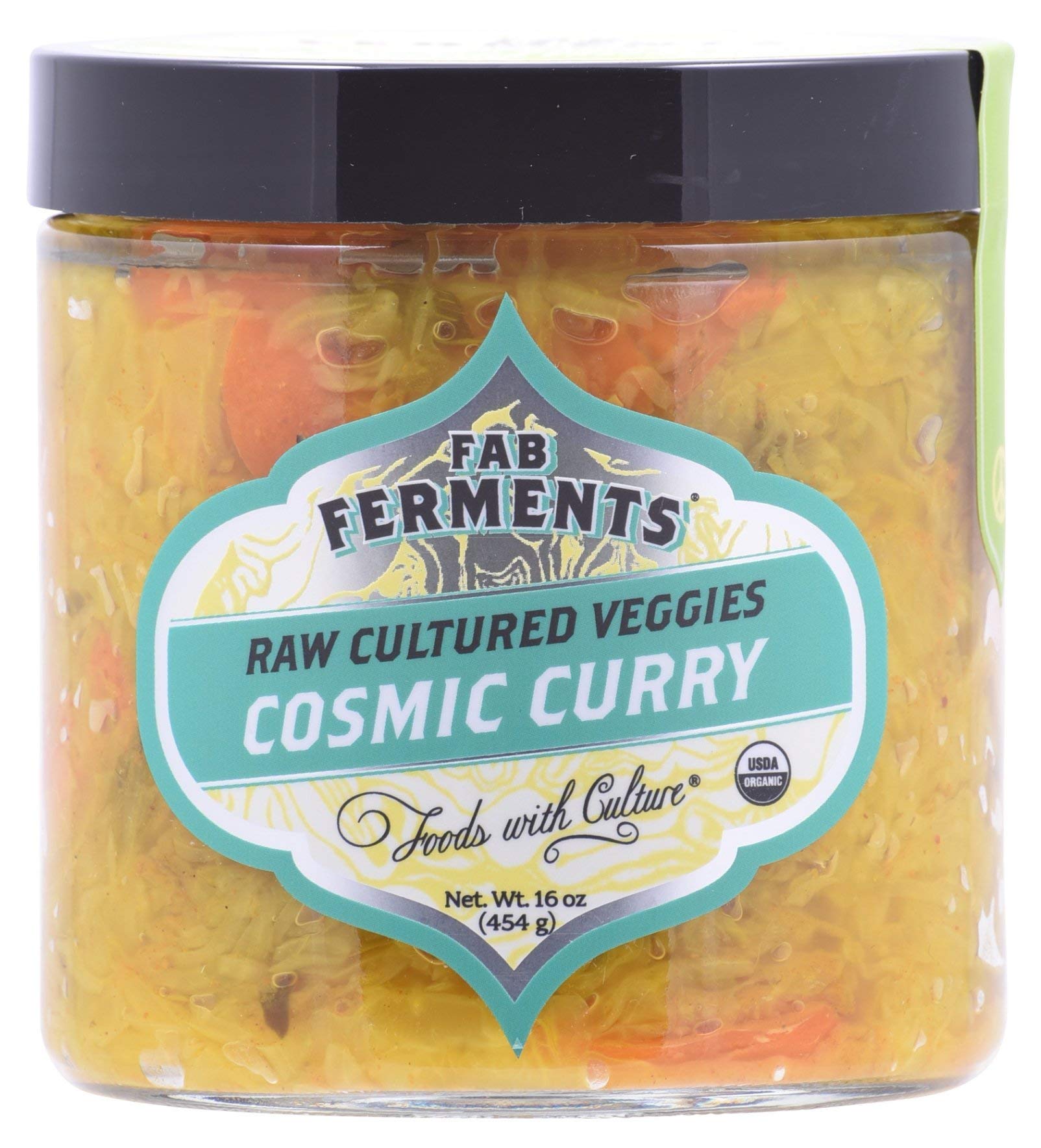 Cosmic Curry Raw Cultured Veggies, Cosmic Curry