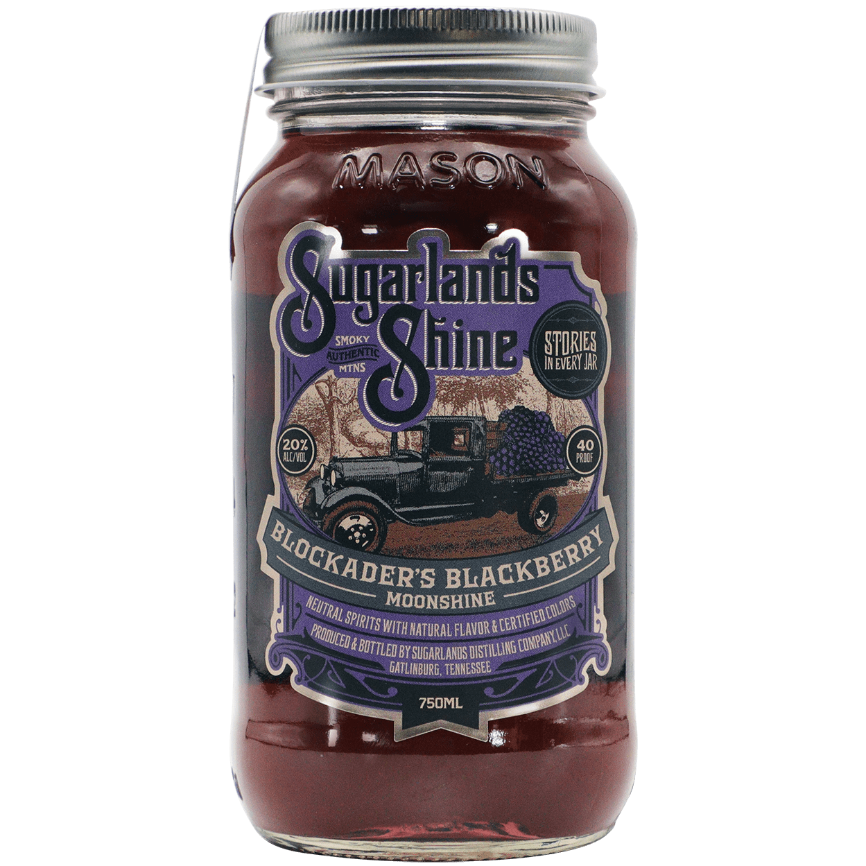 Photo of Sugarlands Shine Blackberry Blockader's Moonshine 750 Ml