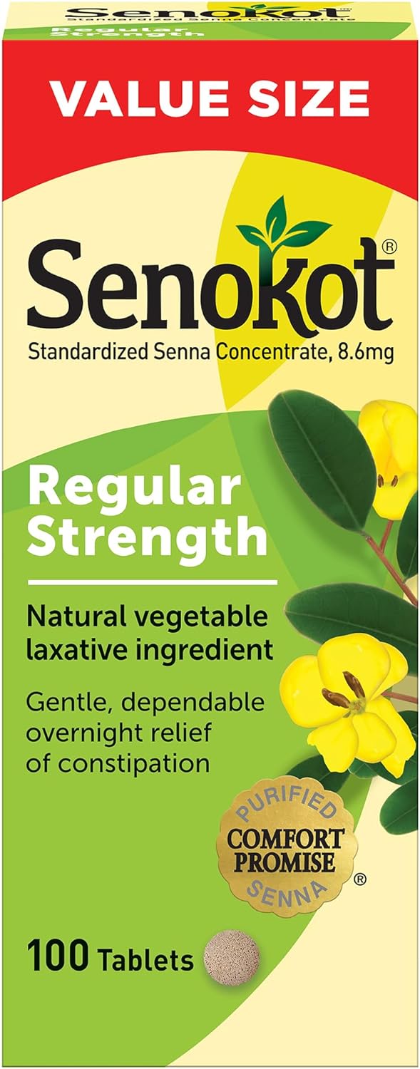 Senokot - Regular Strength - 100 Tablets