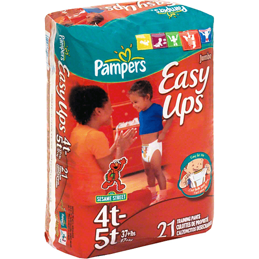 Photo of Pampers Easy Ups Training Pants 4T-5T Sesame Street 21 Pcs