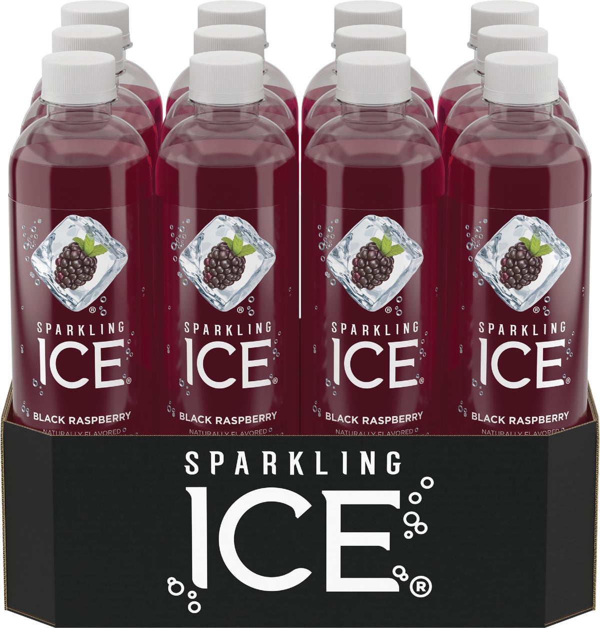 Photo of Sparkling Ice Zero Sugar Black Raspberry Water 17 Fl Oz