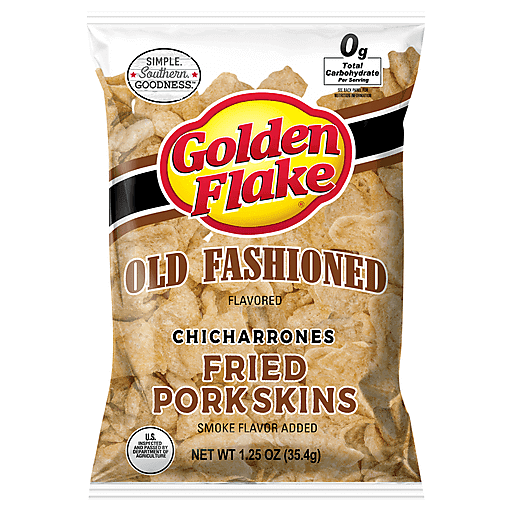 Old Fashioned Flavored Chicharrones Fried Pork Skin, Old Fashioned