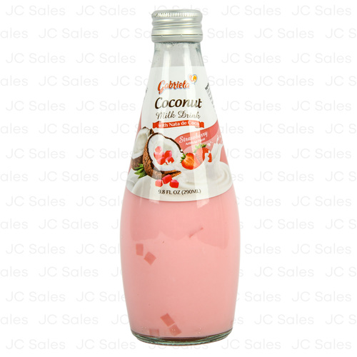 Beverage Gabriela Coconut Milk W/ Nata De Coco Strawberry 290ml