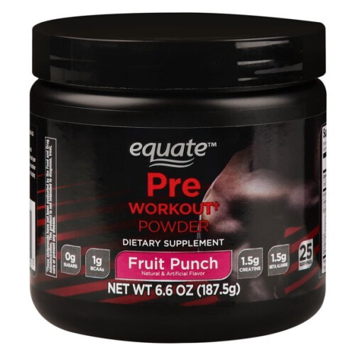 Pre Workout Powder Fruit Punch