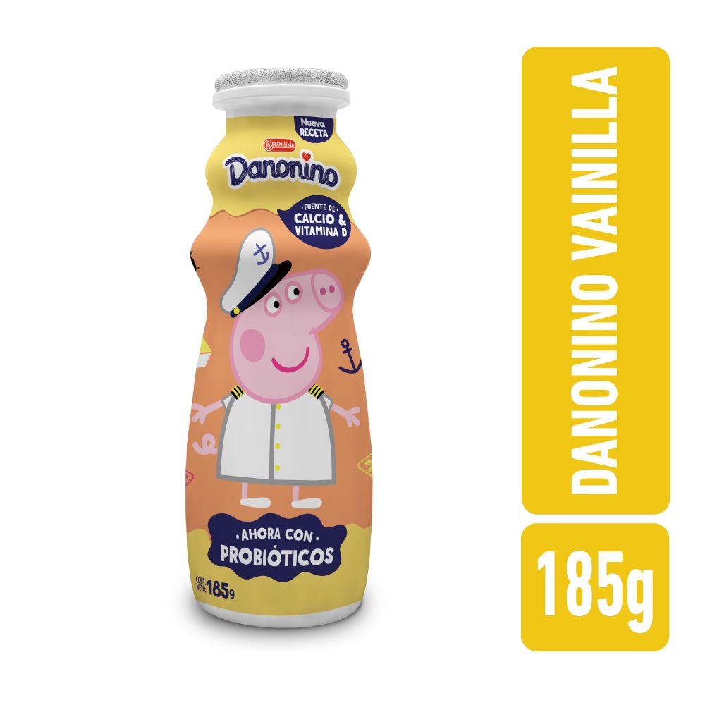 DANONINO BOTELLA FORT VAINILLA