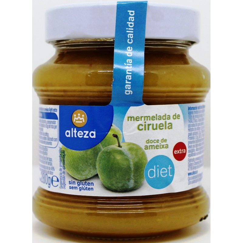 MERMELADA ALTEZA CIRUELA S/AZUC.350GR