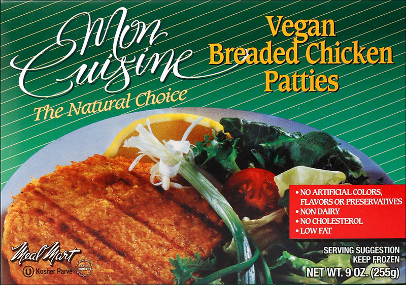 Breaded Vegan Chicken Patties, Breaded