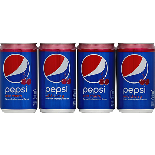 Pepsi Wild Cherry Cola 7.5 Fluid Ounce Aluminum Can