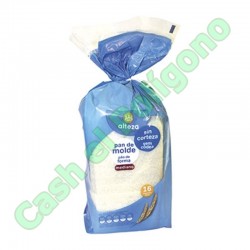 PAN DE MOLDE SIN CORTEZA ALTEZA 450 GR