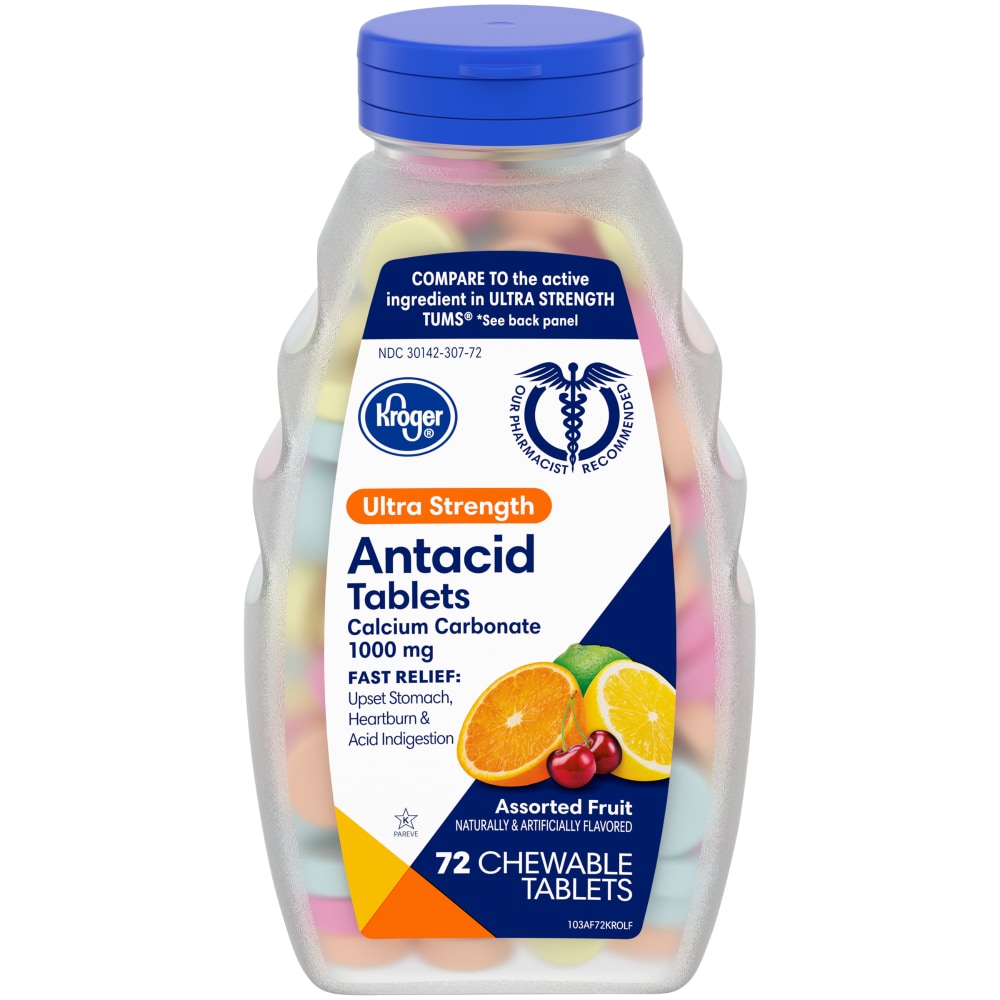 Assorted Fruit Ultra Strength Antacid Chewable Tablets