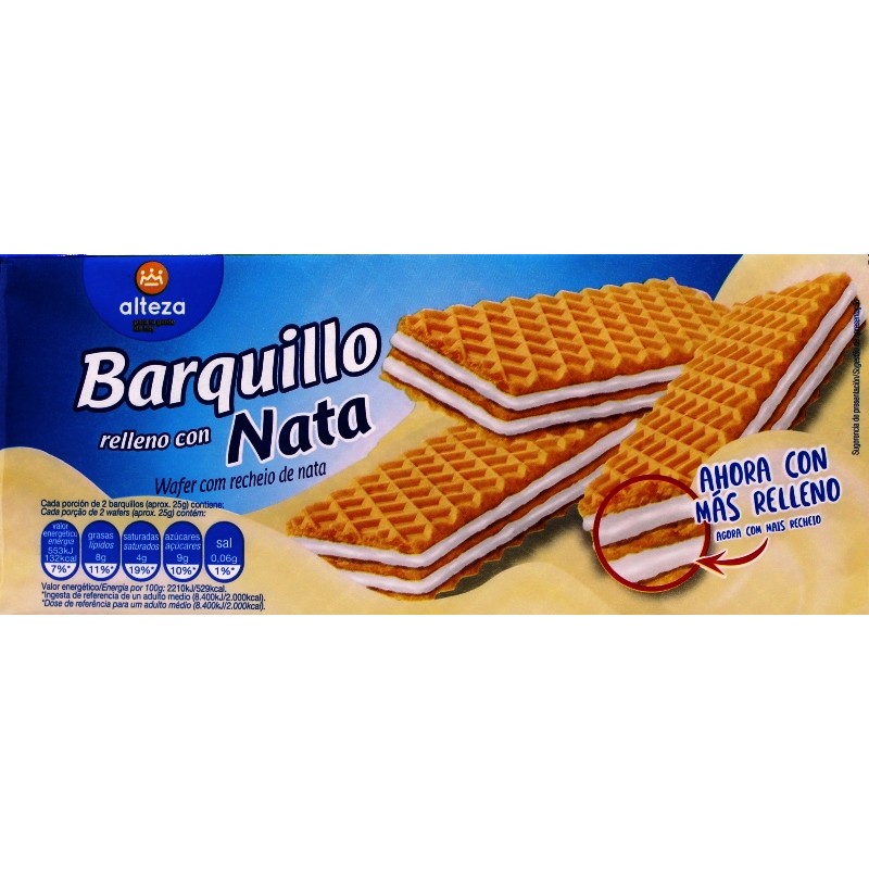 BARQUILLO NATA ALTEZA 200 GR