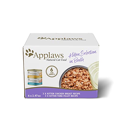 Applaws Limited Ingredient Variety Pack In Broth Canned Kitten Food, 2.47 Oz. Count Of 6