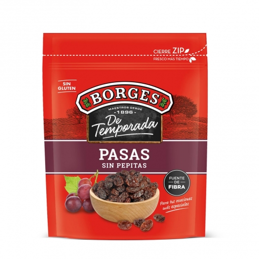 PASAS SIN PEPITAS BORGES 250 GR