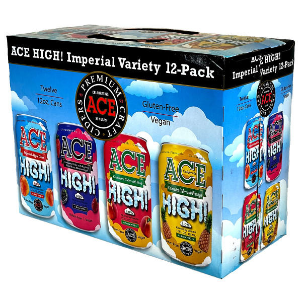 Cal Cider California Cider Company Ace High Imperial Variety 12pk Can — UPC ...
