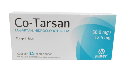 Photo of Maver Co-Tarsan Oral 50/12.5mg Con 15 Comprimidos