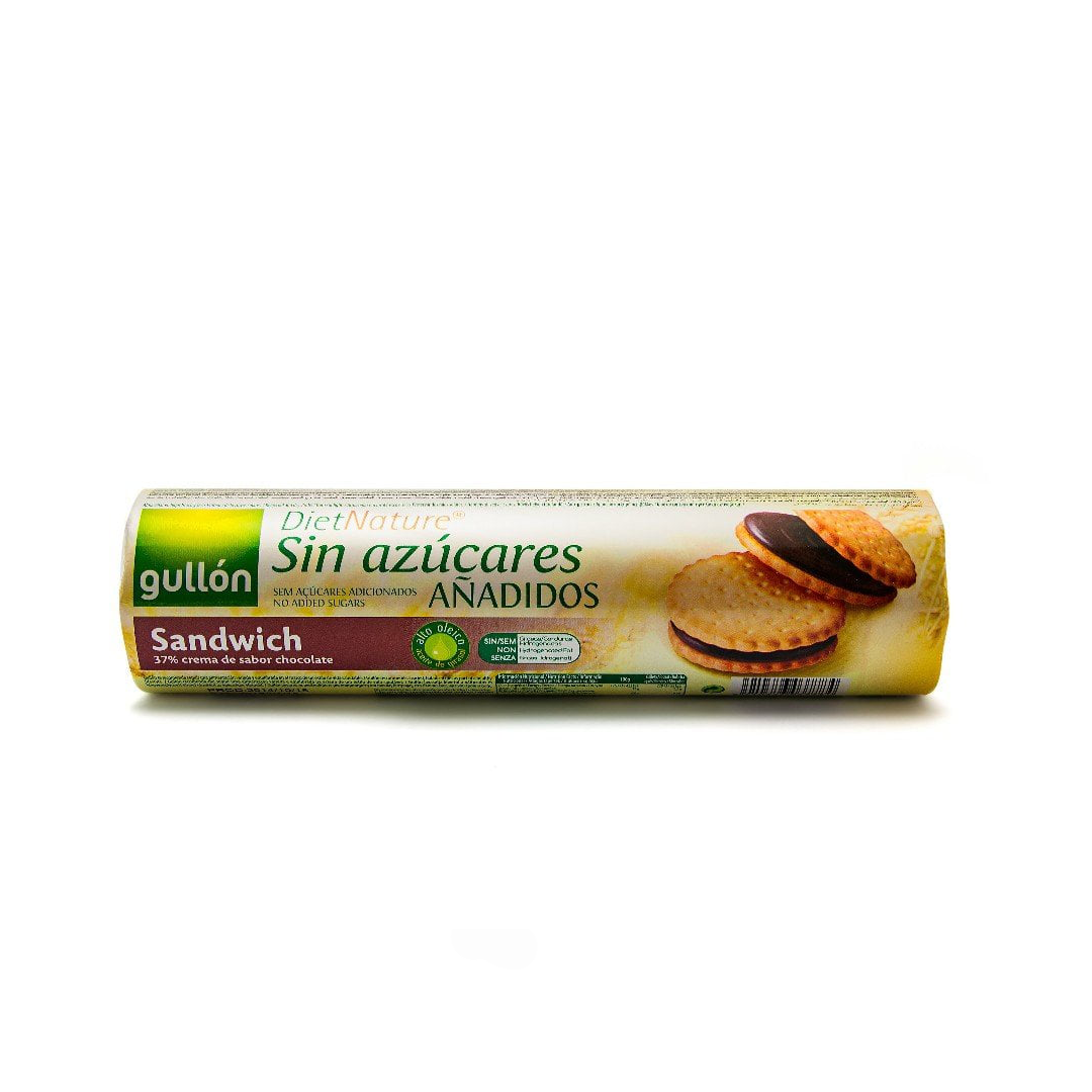 SANDWICH CHOCO.GULLON ZERO S/AZUC.250 GR