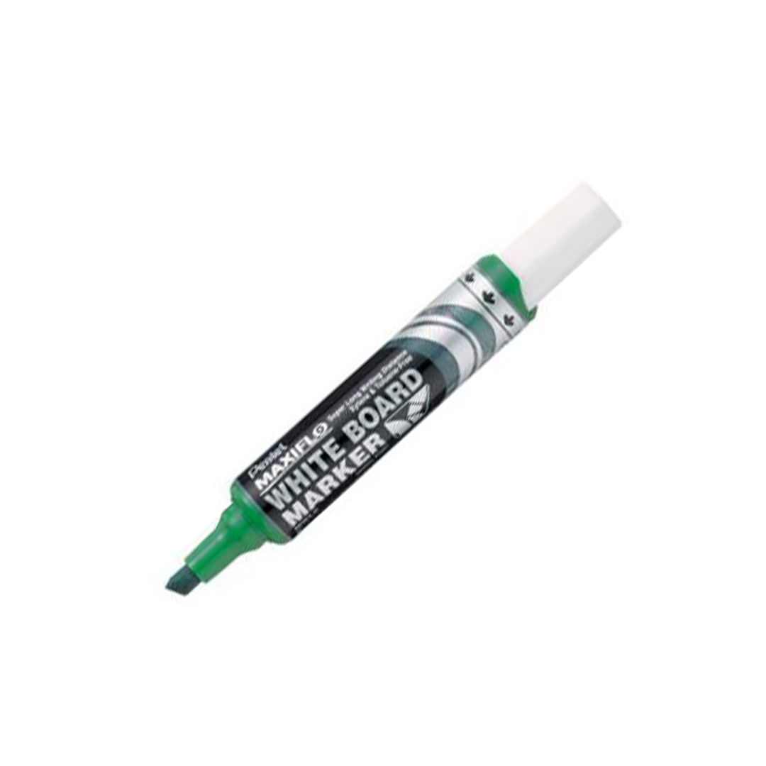 Photo of Pentel Maxiflo Whiteboard Marker Chisel Green