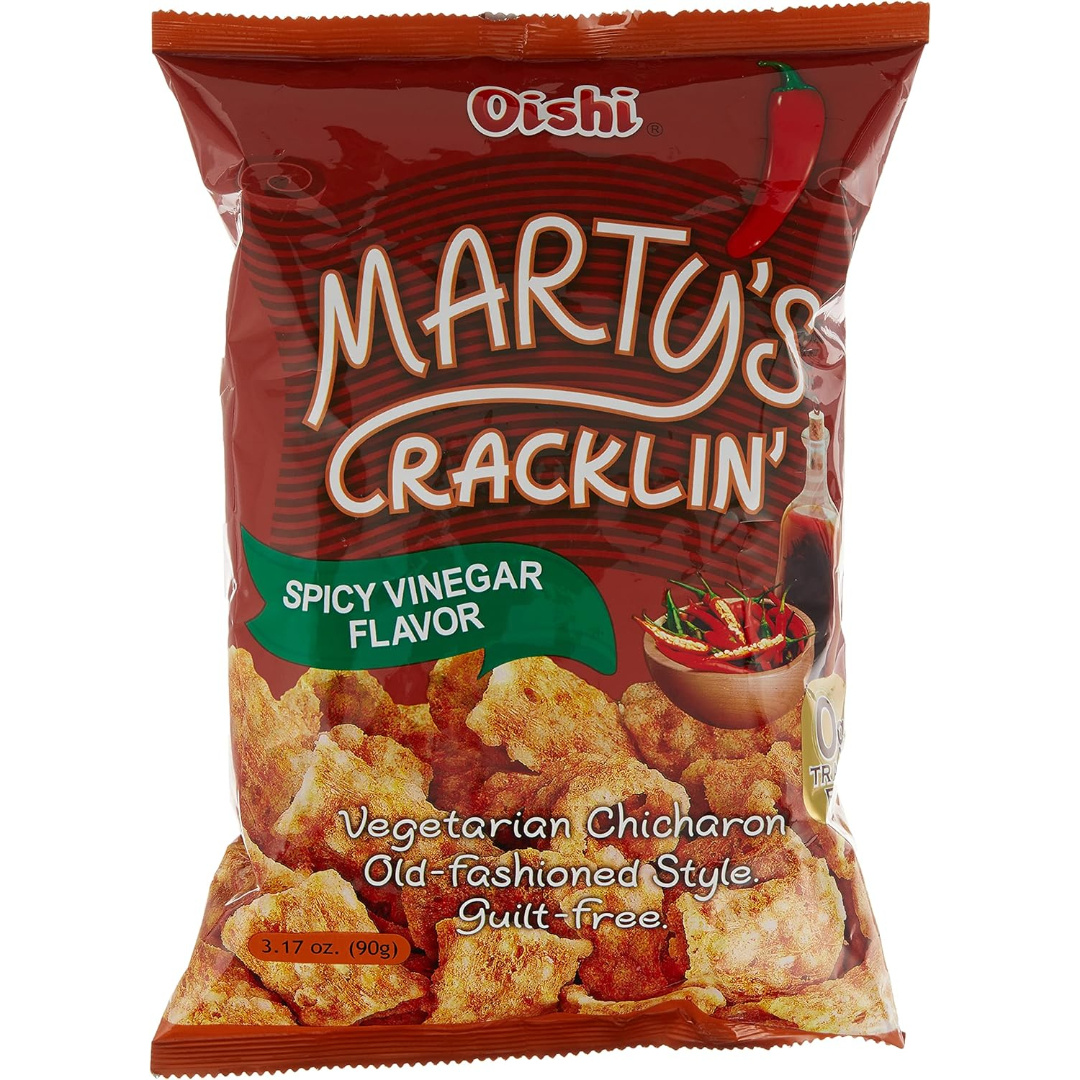 Oishi Marty's Cracklin' Spicy Vinegar Flavor 90g