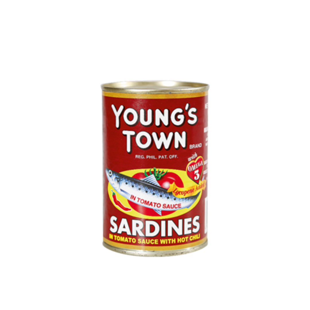 Young's Town Sardines In Tomato Sauce With Hot Chili 155g