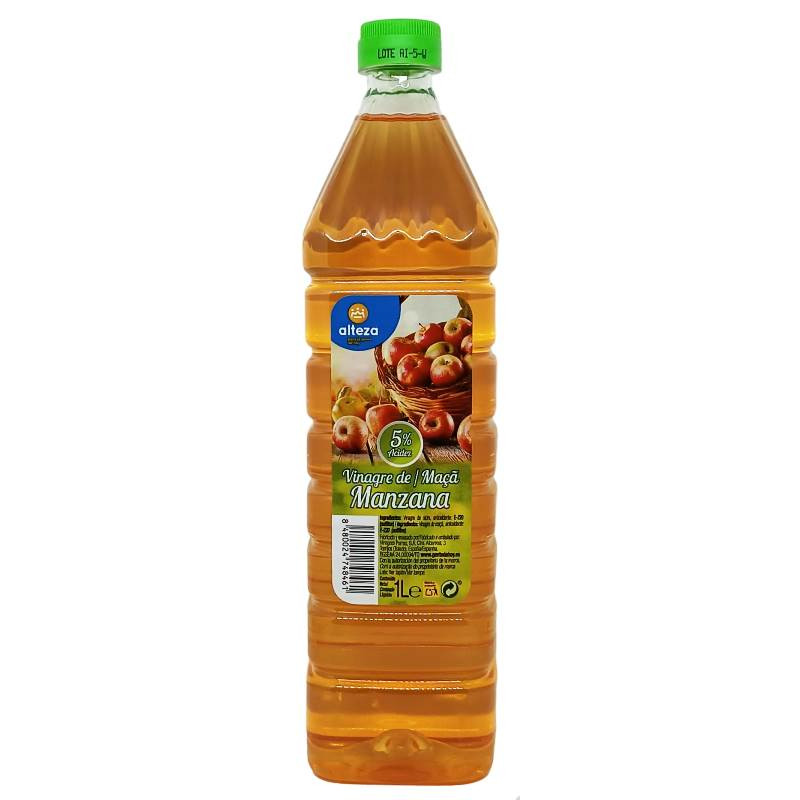 VINAGRE DE MANZANA VIVO CHEF 75 CL.