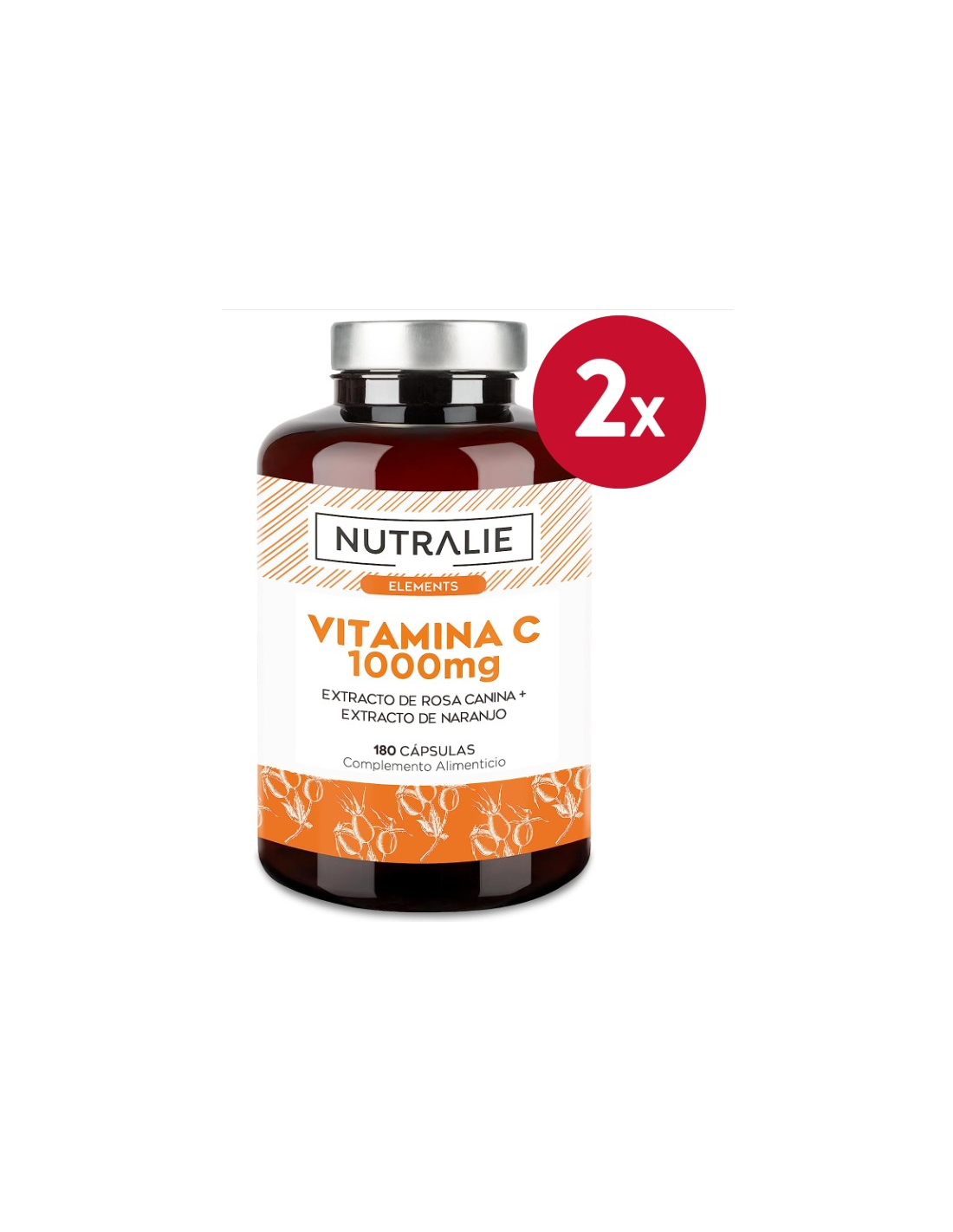 VITAMINA C 1000MG 180C. NUTRALIE