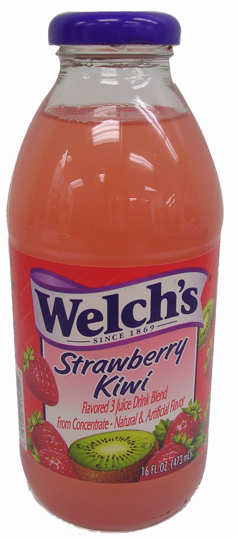 Strawberry Kiwi Flavored Juice Drink, Strawberry Kiwi
