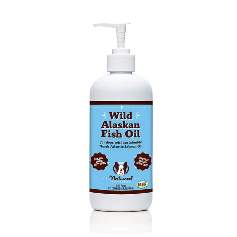 Natural Dog Company Wild Alaskan Fish Oil, For Dogs, 16 Fl Oz