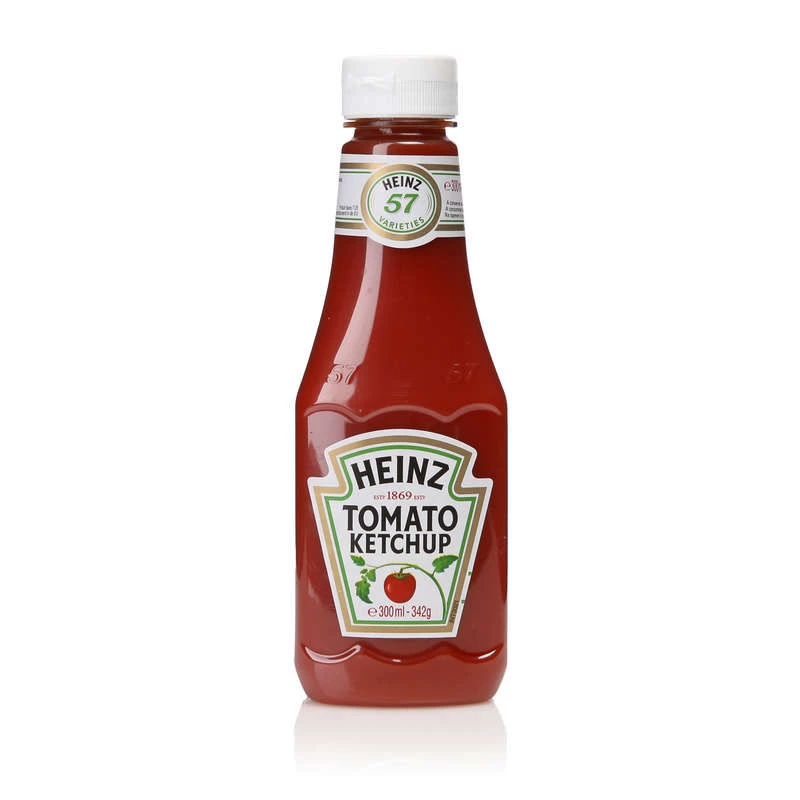 KETCHUP HEINZ PLAST.342 GR